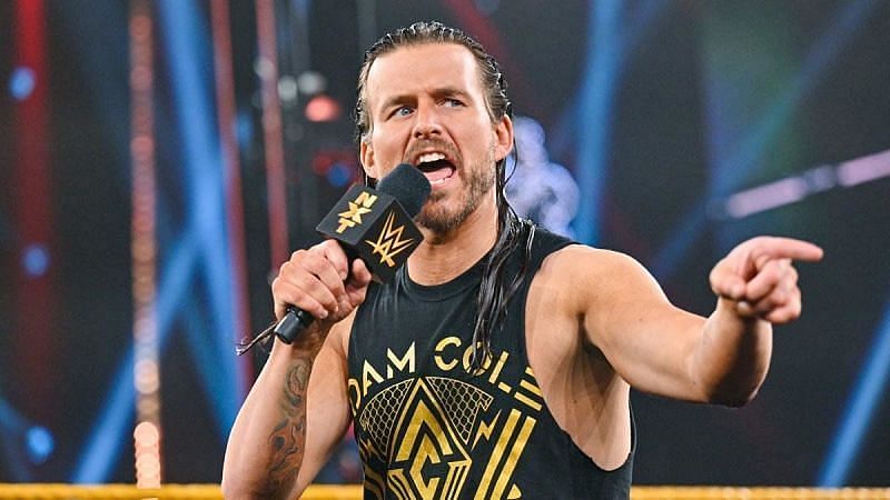 Adam Cole speaking on NXT